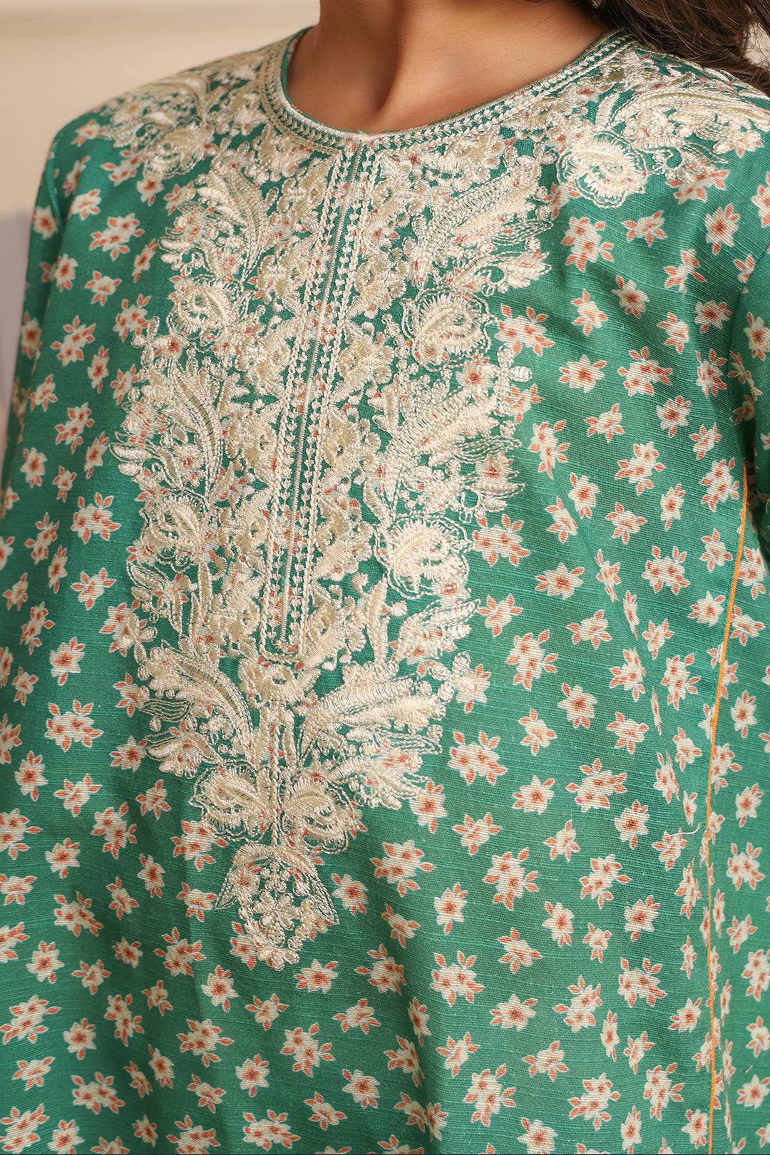 Zellbury Girls | 1 Piece Viscose | Embroidered Kurta - 1701 by Maria Faisal - Registered Vendor of : Zellbury Girls - type : Kids Clothes - 100% original wedding dresses