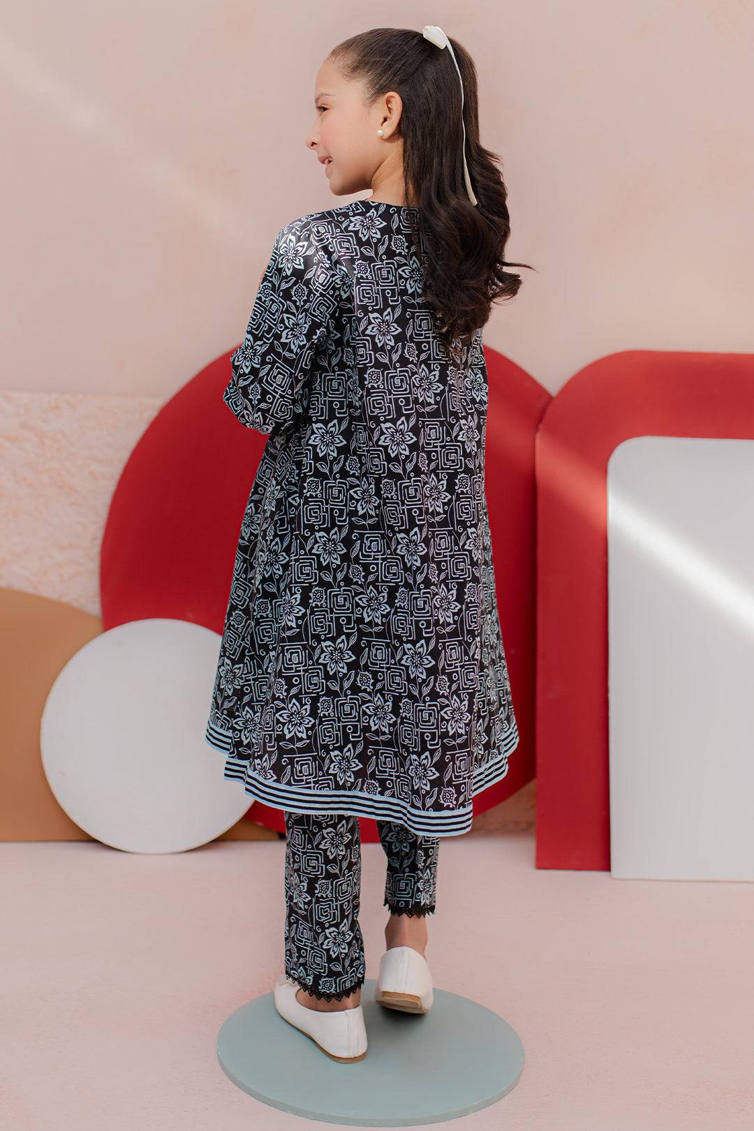 Zellbury Girls | 2 Piece Cambric | Kurta Trouser - 2680 by Maria Faisal - Registered Vendor of : Zellbury Girls - type : Kids Clothes - 100% original wedding dresses