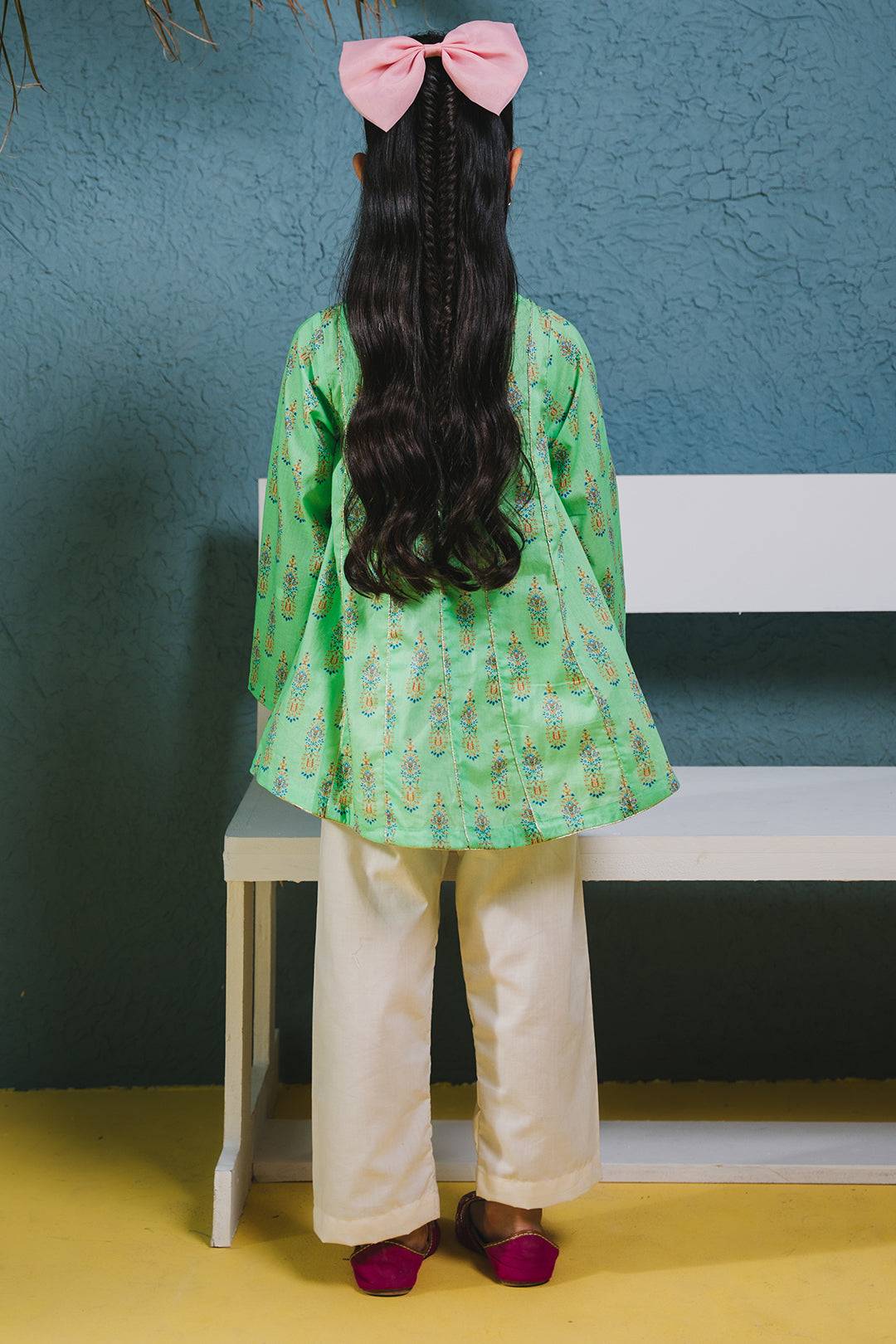 Zellbury Girls | 1 Piece Lawn | Kurta - 1443 by Maria Faisal - Registered Vendor of : Zellbury Girls - type : Kids Clothes - 100% original wedding dresses