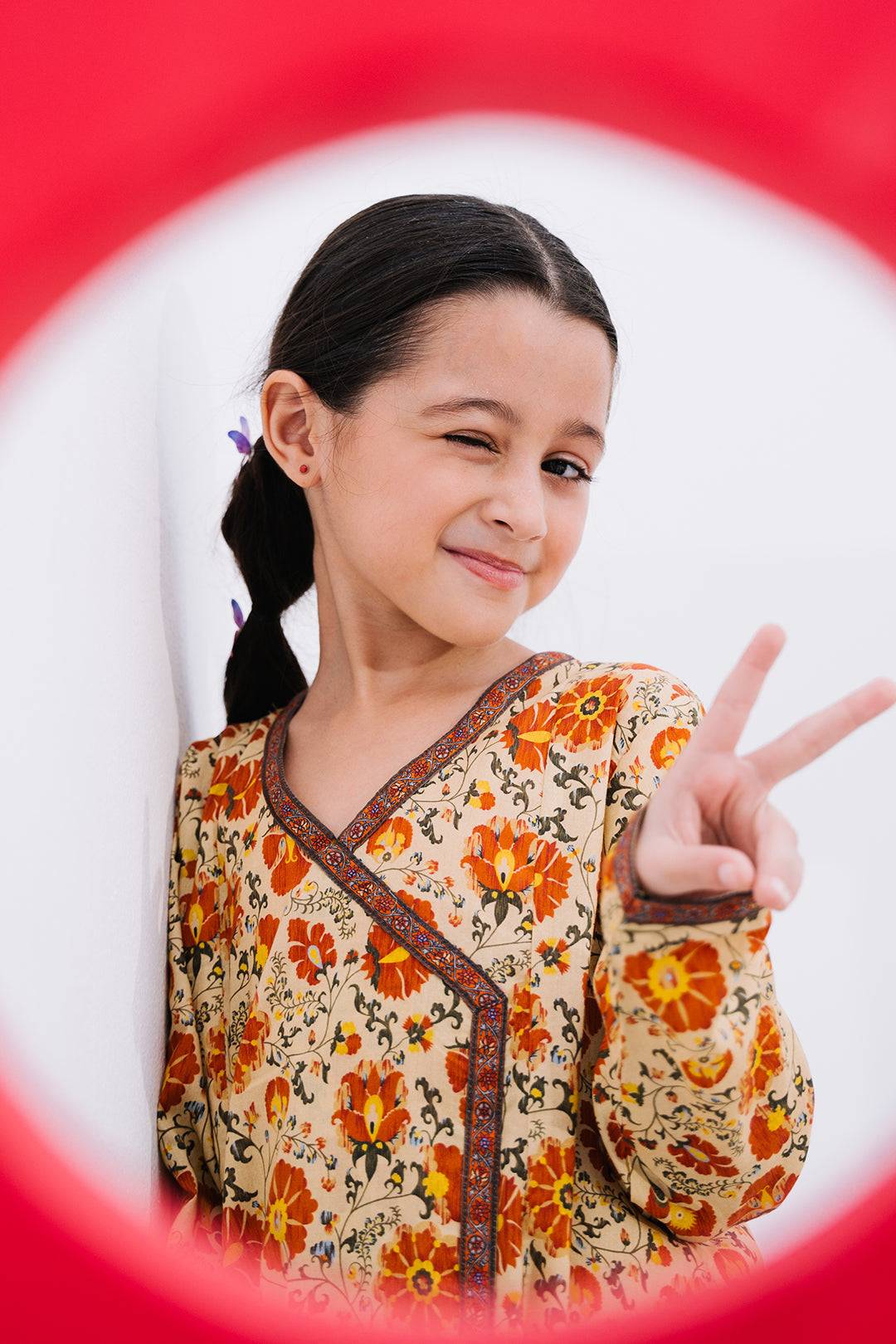 Zellbury Girls | 1 Piece Lawn | Kurta - 1602 by Maria Faisal - Registered Vendor of : Zellbury Girls - type : Kids Clothes - 100% original wedding dresses