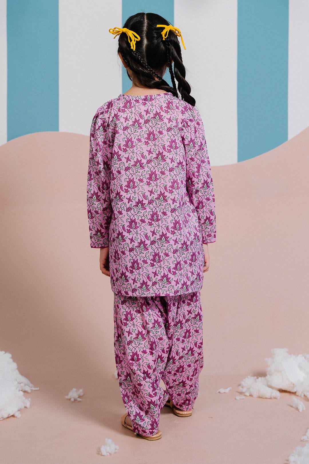 Zellbury Girls | 2 Piece Lawn | Kurta Trouser - 2414 by Maria Faisal - Registered Vendor of : Zellbury Girls - type : Kids Clothes - 100% original wedding dresses