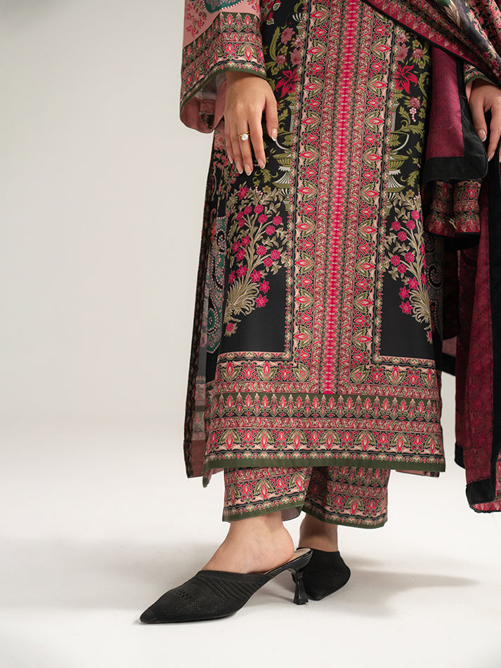 Gulaal | Winter Basics | Irel - Casual Dress - available at Maria Faisal in UK and USA.