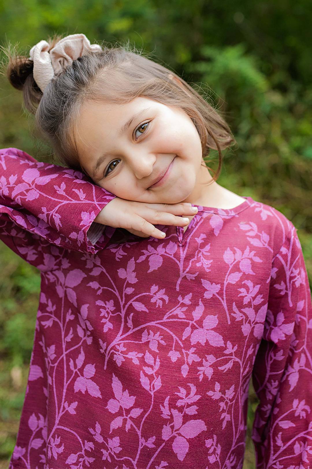 Zellbury Girls | 1 Piece Khaddar | Kurta - 1159 by Maria Faisal - Registered Vendor of : Zellbury Girls - type : Kids Clothes - 100% original wedding dresses