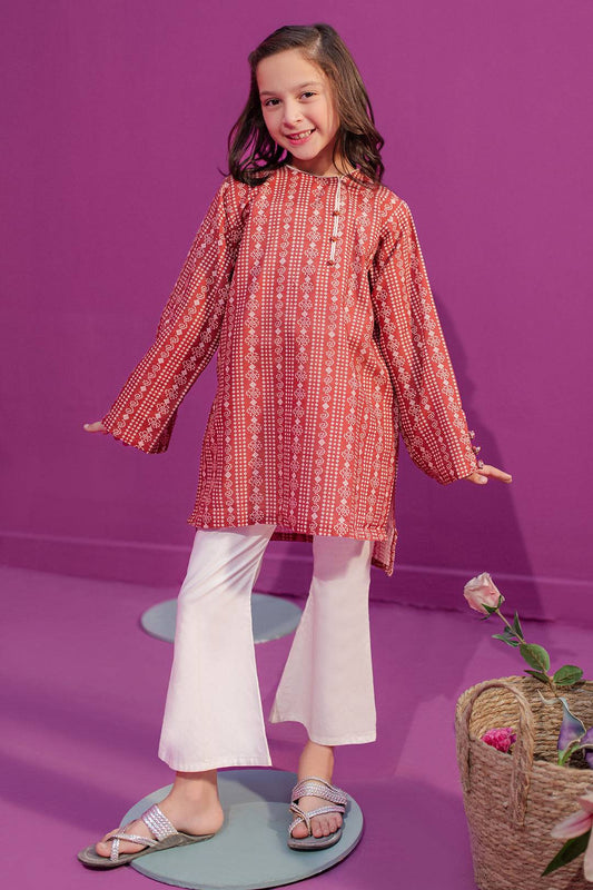 Zellbury Girls | 1 Piece Khaddar | Kurta - 1714 by Maria Faisal - Registered Vendor of : Zellbury Girls - type : Kids Clothes - 100% original wedding dresses