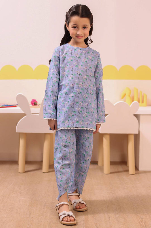 Zellbury Girls | 2 Piece Khaddar | Kurta Trouser - 2748 by Maria Faisal - Registered Vendor of : Zellbury Girls - type : Kids Clothes - 100% original wedding dresses