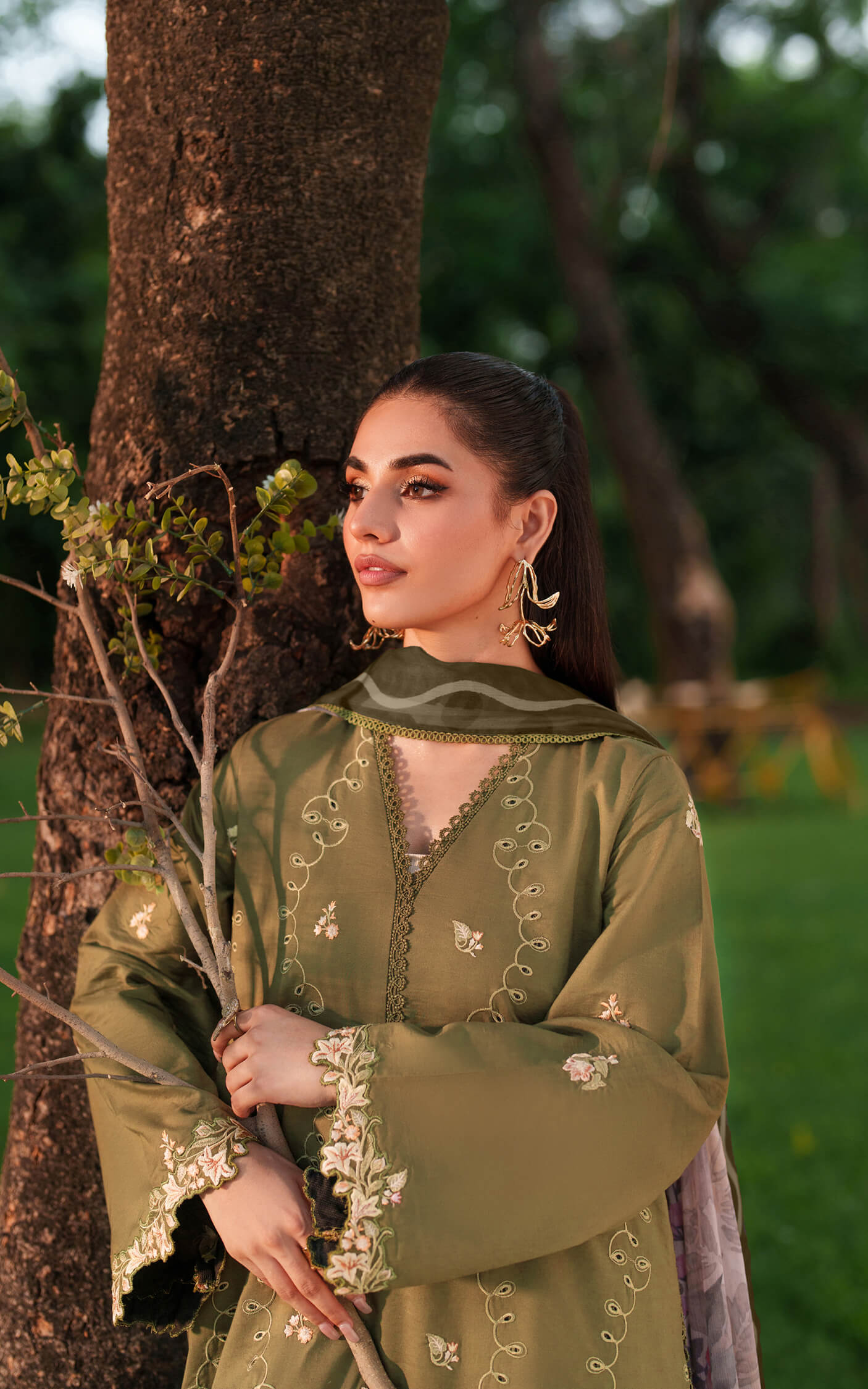 Asifa and Nabeel | Eden Cambric 25 | Gardenia Grace ECU25-09 - Ladies Clothes - Maria Faisal