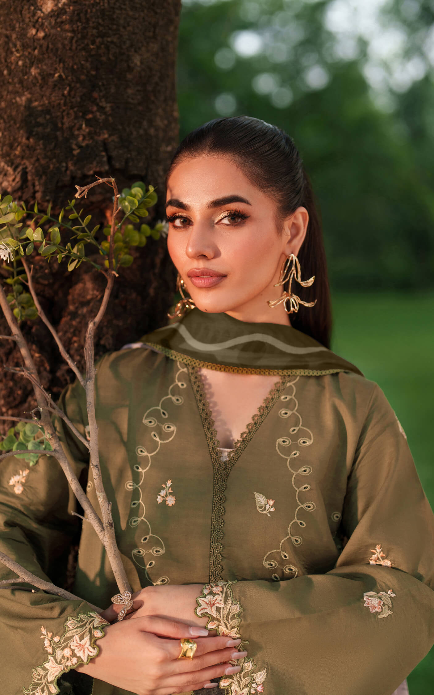 Asifa and Nabeel | Eden Cambric 25 | Gardenia Grace ECU25-09 - Ladies Clothes - Maria Faisal