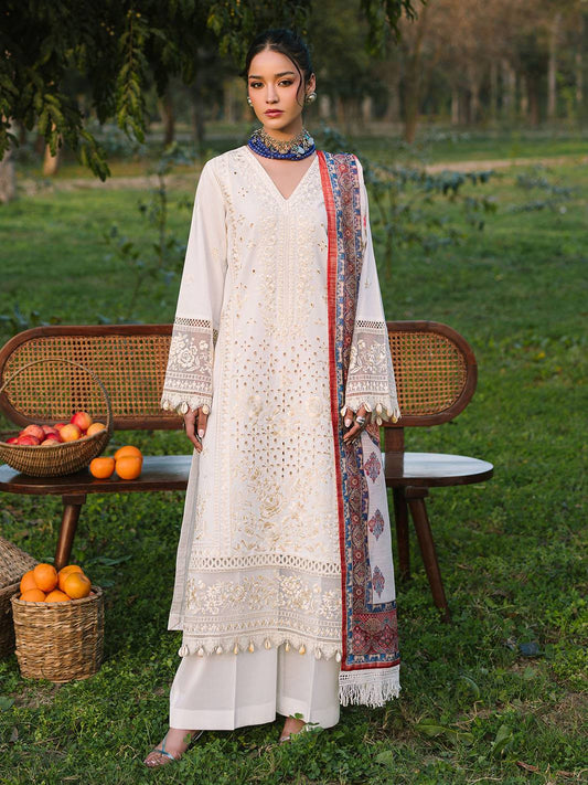 Mahnur | Dahlia Luxury Lawn 25 | Gia by Maria Faisal - Registered Vendor of : Mahnur - type : Ladies Clothes - 100% original wedding dresses