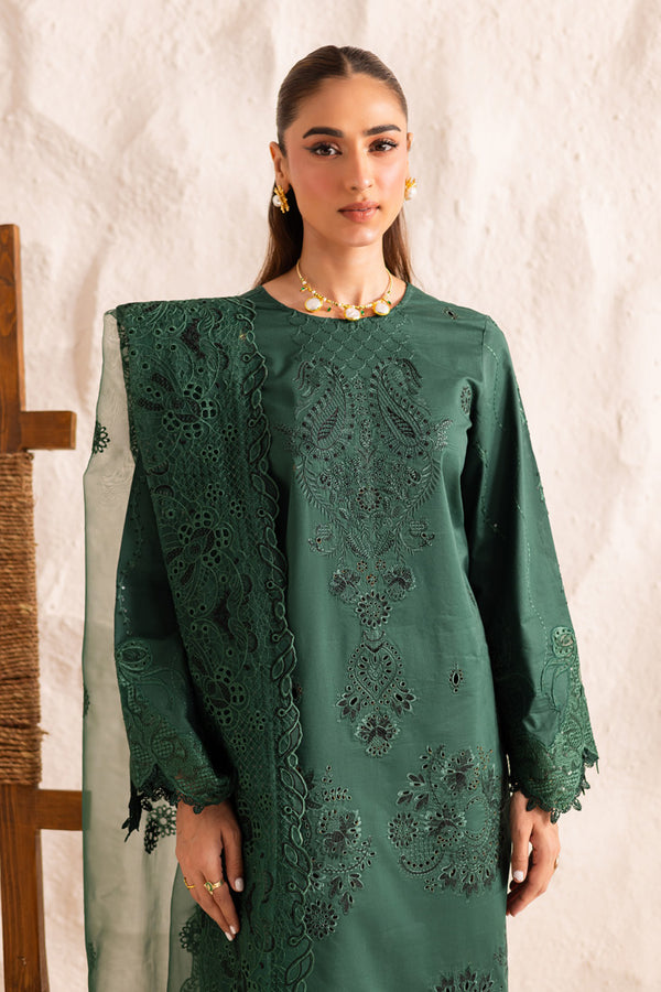 Marjjan | Guzel Lawn | SMC 206-B (Green) - Ladies Clothes - Maria Faisal
