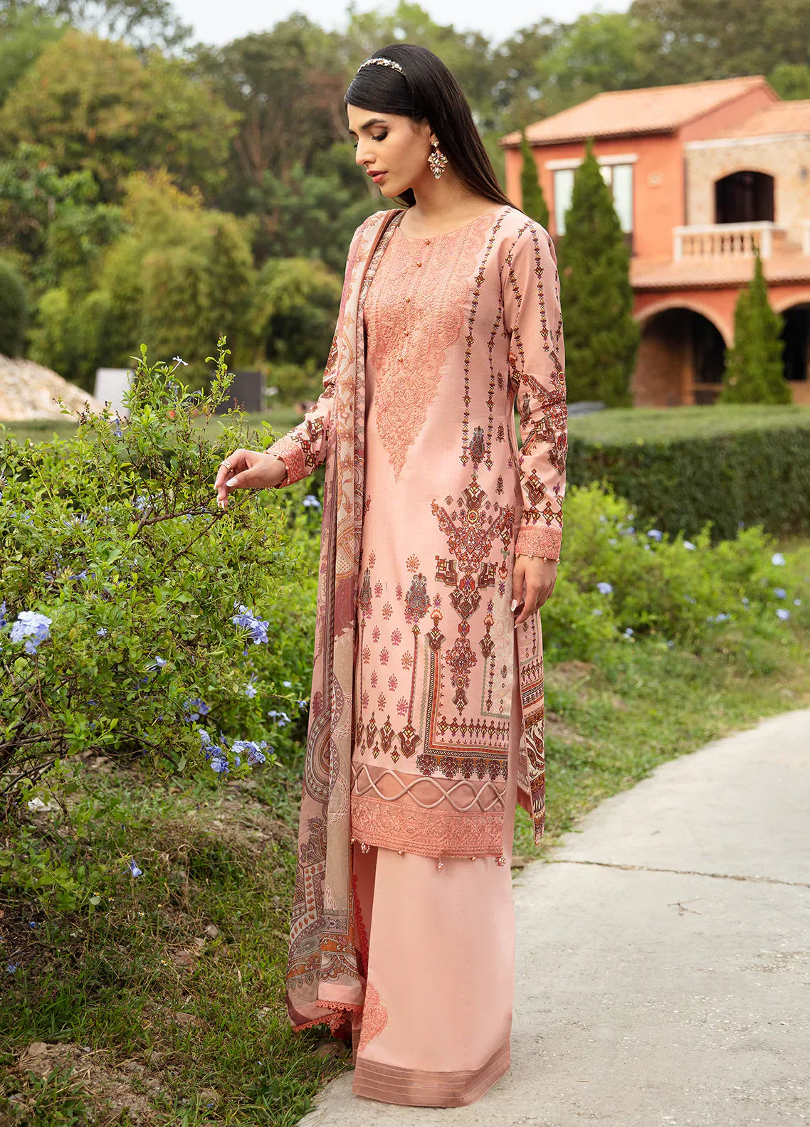 Gulaal | Springtime Ballet | HESTIA (GL-L-24V1-12) - Ladies Clothes - Maria Faisal