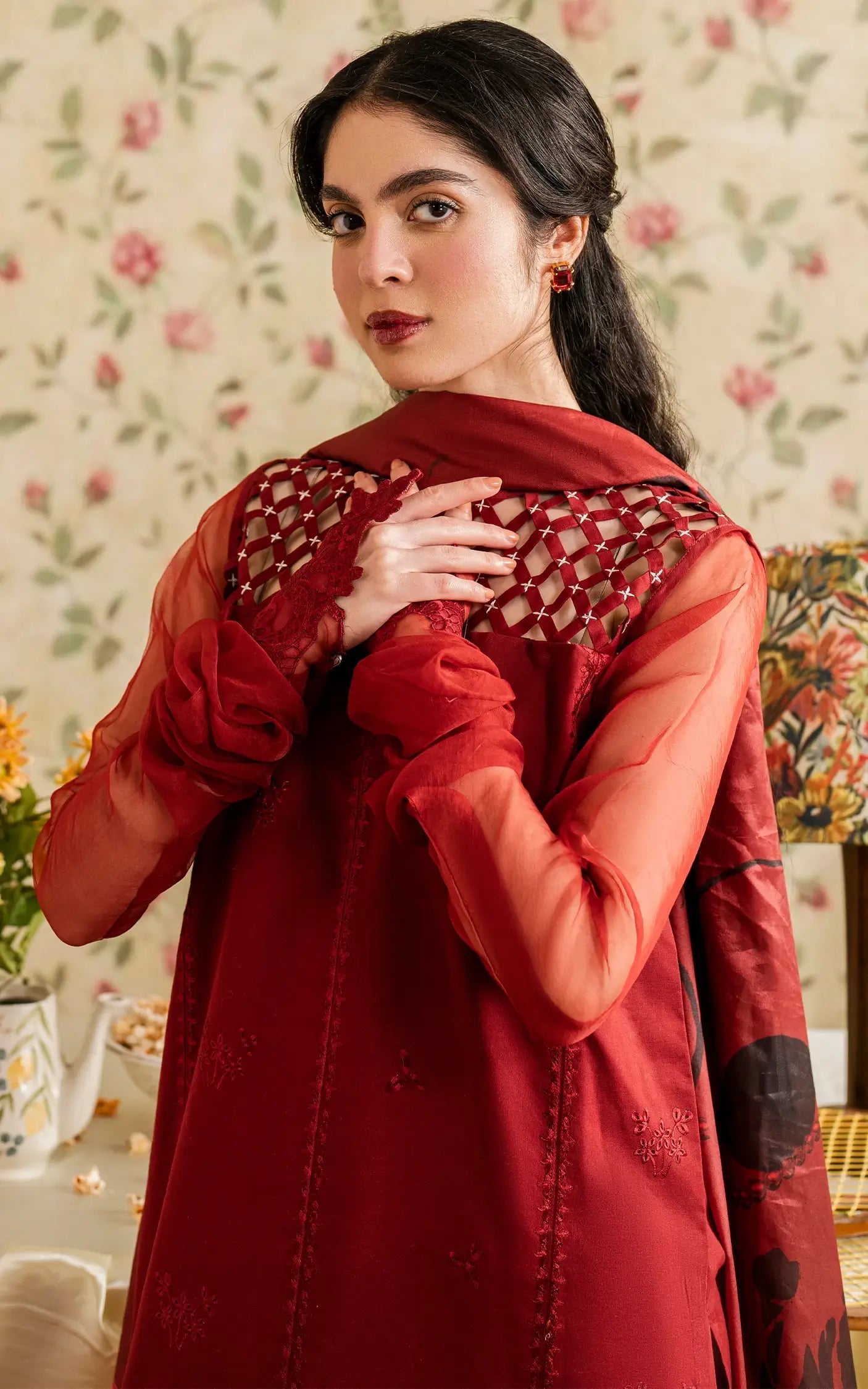 Asifa and Nabeel | Meraki Vintage 25 | Gulaal (MVL25-20) by Maria Faisal - Registered Vendor of : Asifa and Nabeel - type : Ladies Clothes - 100% original wedding dresses