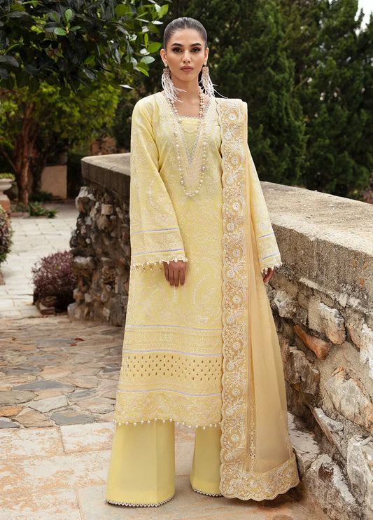 Gulaal | Luxury Lawn 24 | VALERIA (GL-LL-24V1-01) - Ladies Clothes - Maria Faisal