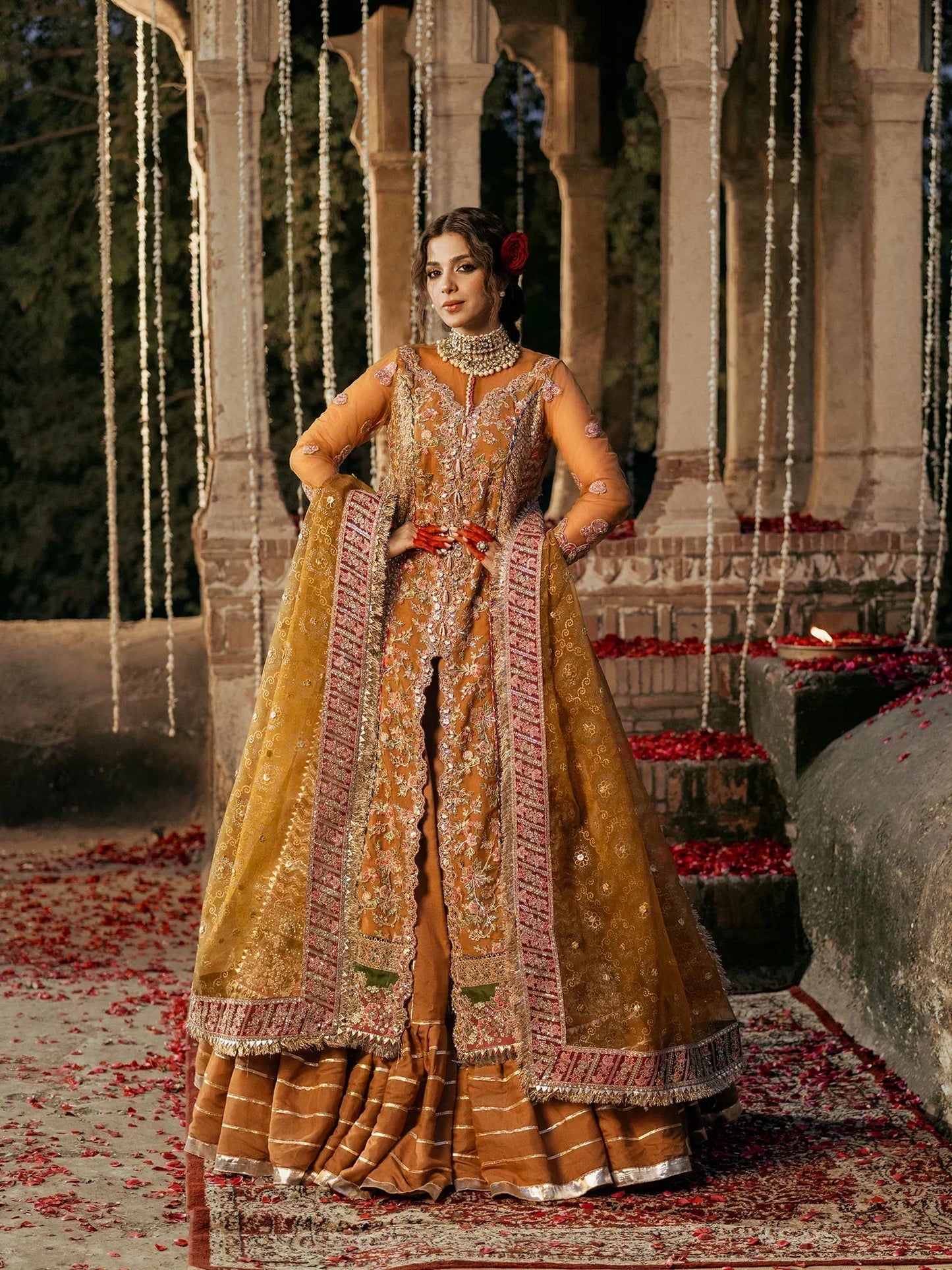 Maryam Hussain | Gulaab Wedding Formals 24 | Sandli - Ladies Clothes - Maria Faisal