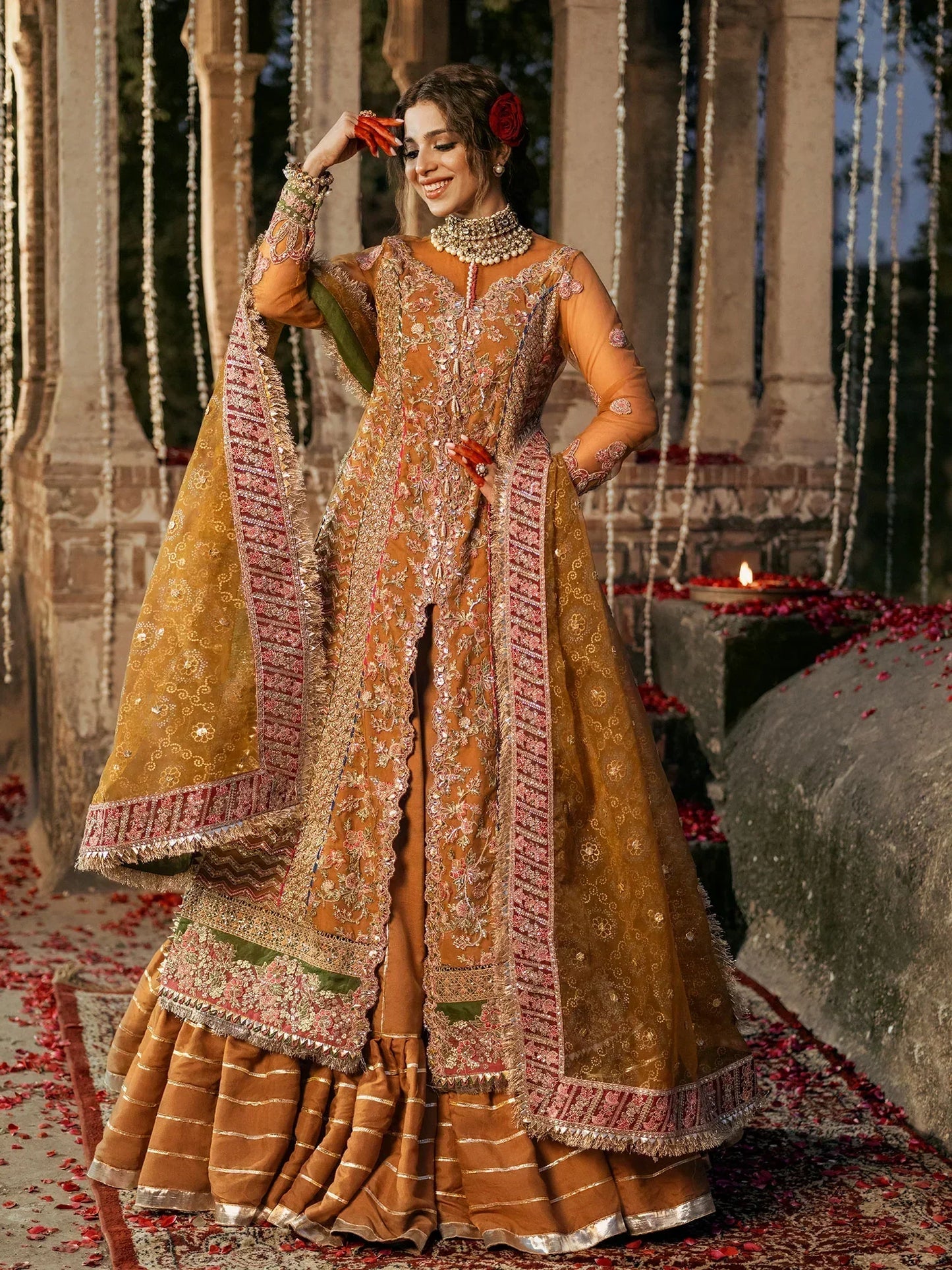 Maryam Hussain | Gulaab Wedding Formals 24 | Sandli - Ladies Clothes - Maria Faisal