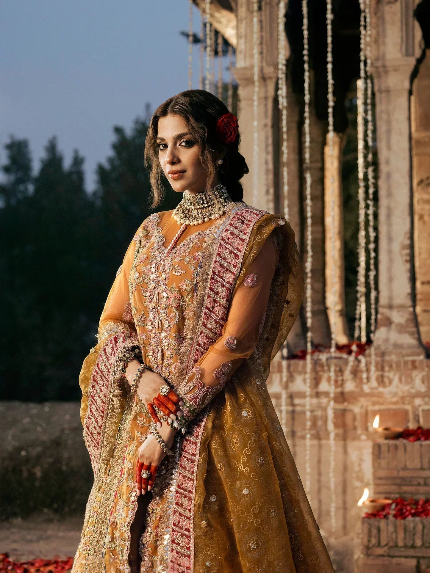 Maryam Hussain | Gulaab Wedding Formals 24 | Sandli - Ladies Clothes - Maria Faisal