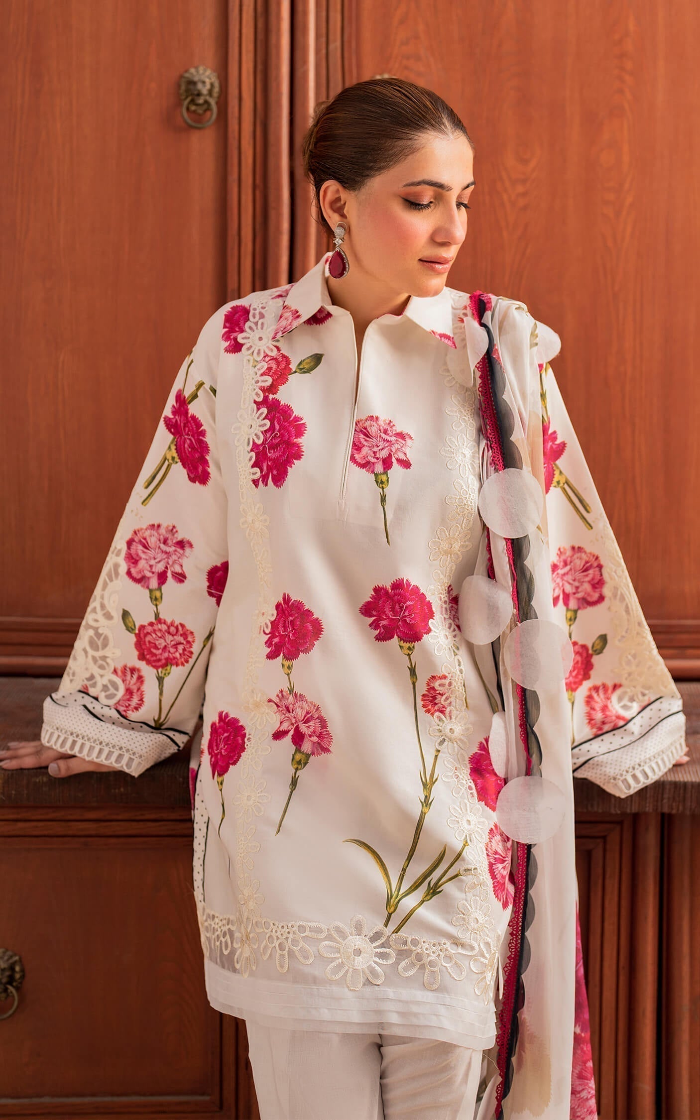 Asifa and Nabeel | Meraki Summer Vol 2 | Guldasta MK-12 - Designer Dress with Intricate embroidery and embellishments. Shop elegent wedding dress at Maria Faisal.