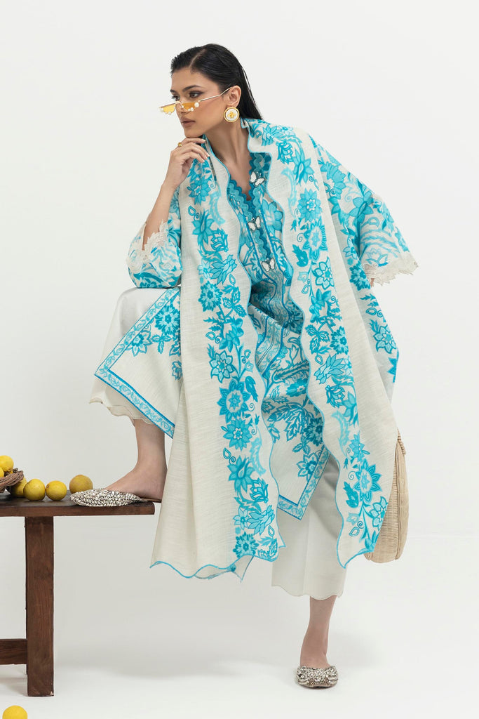 H255-002B-2BQ โ authentic Pakistani dress from the Mahay Winter 25 collection for women in the UK