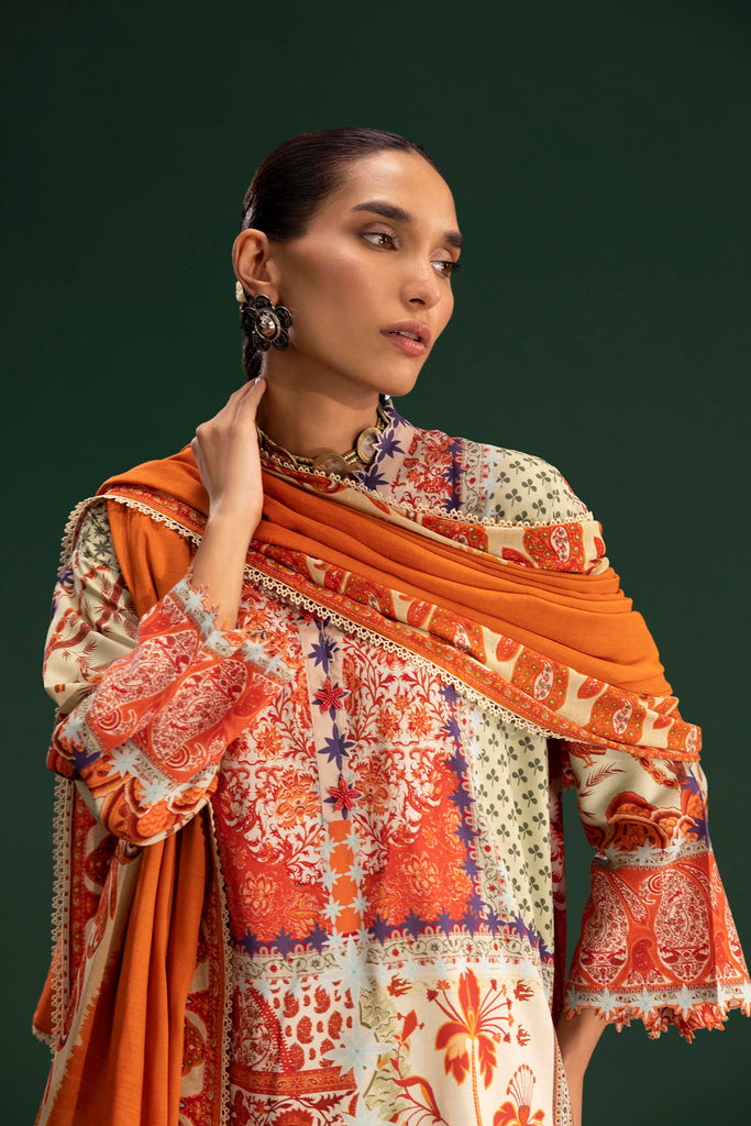 H255-003B-3CY – authentic Pakistani dress from the Mahay Winter 25 collection for women in the UK