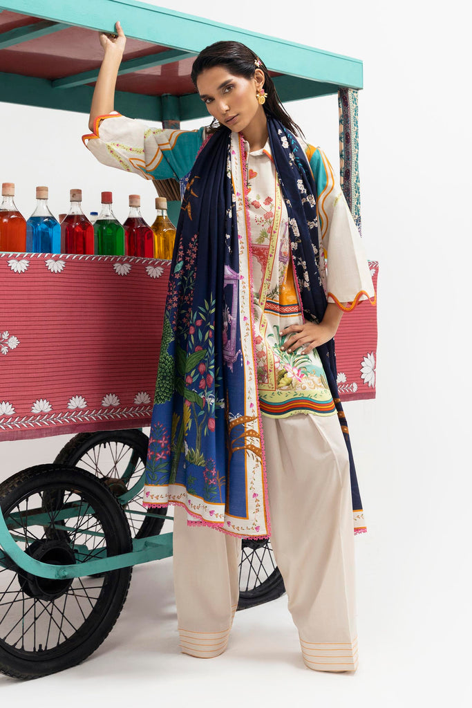 H255-010A-2Q – authentic Pakistani dress from the Mahay Winter 25 collection for women in the UK