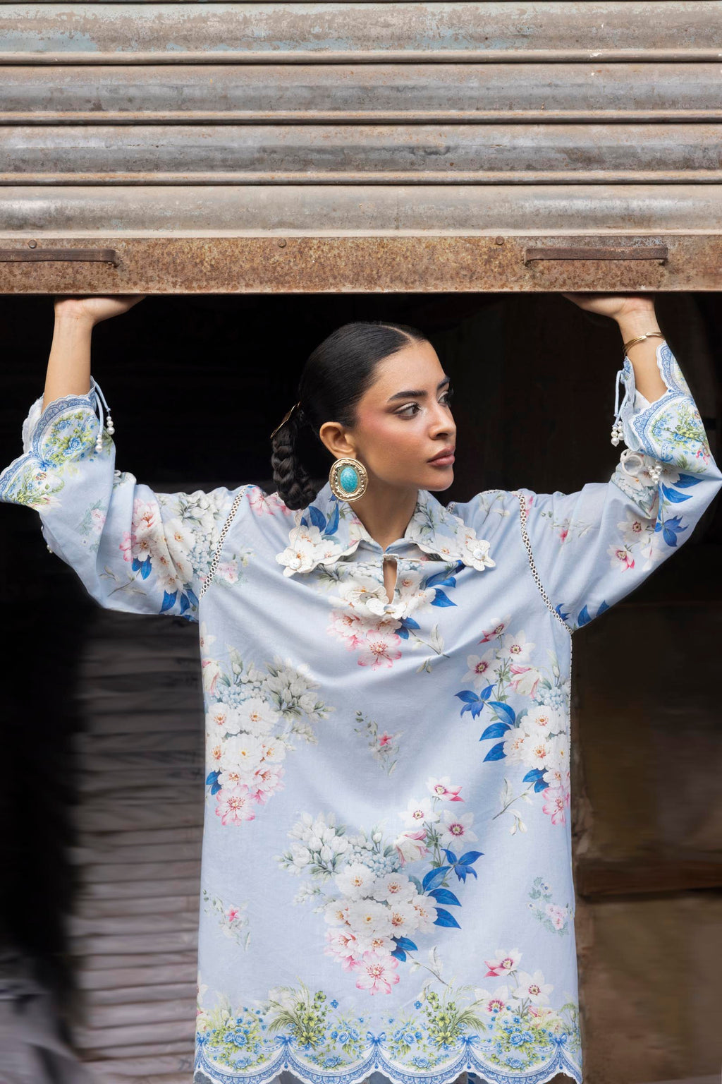 Sana Safinaz | Mahay Summer 26 | H264-001A-2C - Luxury Dress - available at Maria Faisal in UK and USA.