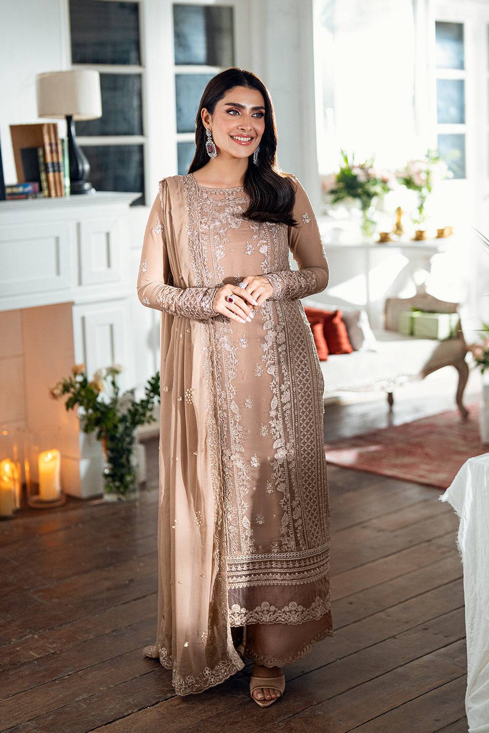 Azure | Vogue Formals | Hazel Veil by Maria Faisal - Registered Vendor of : Azure - type : Ladies Clothes - 100% original wedding dresses