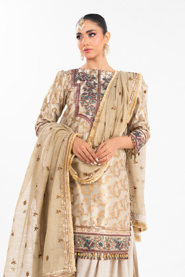 Al Karam | Luxe Formals | RTS | SHIRT, LINING, TROUSER & DUPATTA P - Ladies Clothes - Maria Faisal