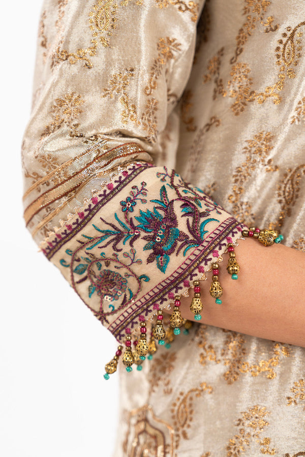 Al Karam | Luxe Formals | RTS | SHIRT, LINING, TROUSER & DUPATTA P - Ladies Clothes - Maria Faisal