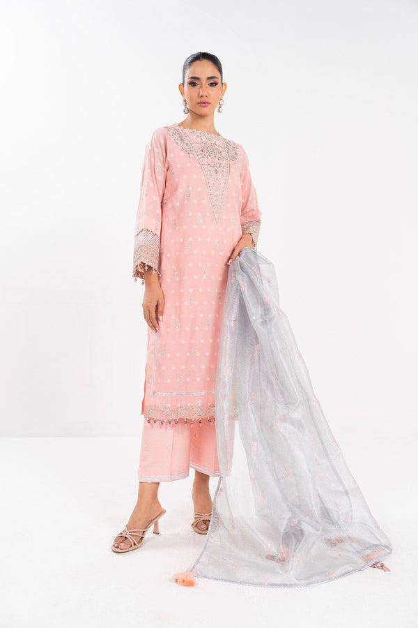 Al Karam | Luxe Formals | RTS | SHIRT, LINING, TROUSER & DUPATTA F - Ladies Clothes - Maria Faisal
