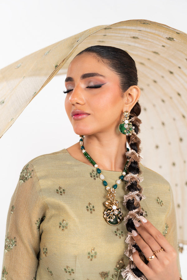 Al Karam | Luxe Formals | RTS | SHIRT, LINING, TROUSER & DUPATTA G - Ladies Clothes - Maria Faisal