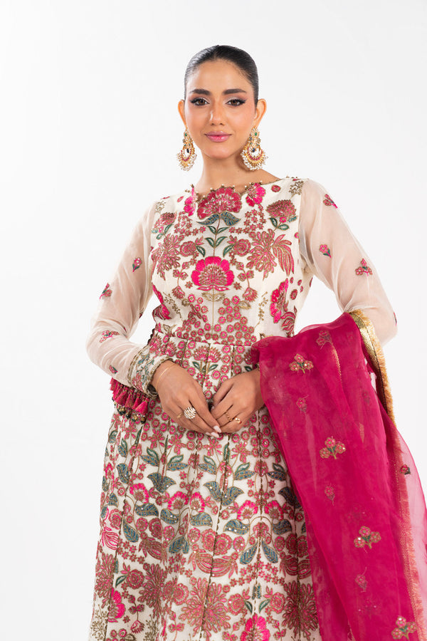 Al Karam | Luxe Formals | RTS | SHIRT, LINING, TROUSER & DUPATTA J - Ladies Clothes - Maria Faisal