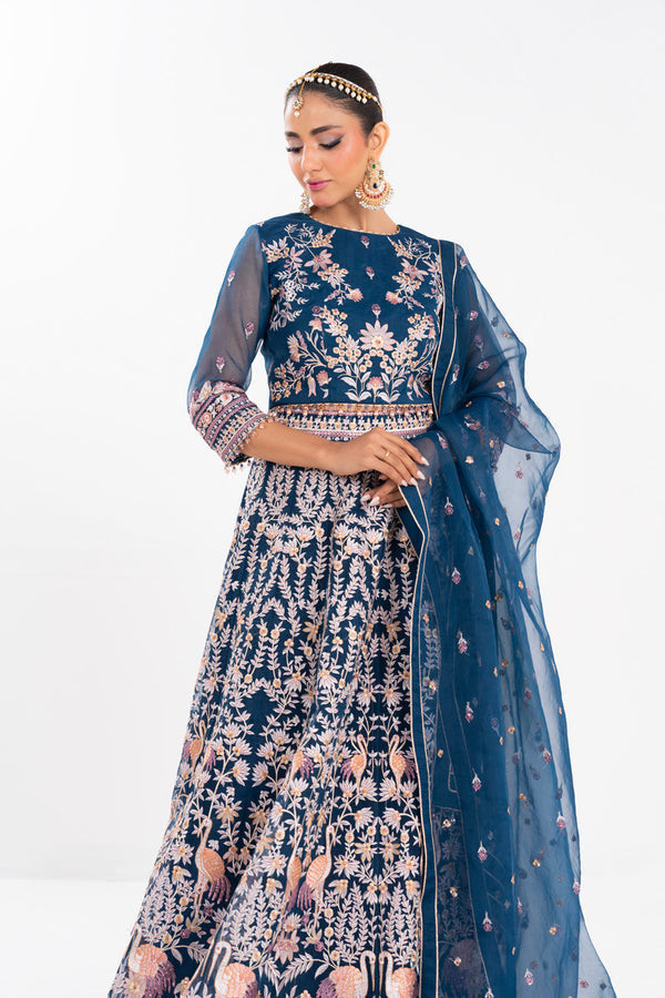 Al Karam | Luxe Formals | RTS | SHIRT, LINING, TROUSER & DUPATTA L - Ladies Clothes - Maria Faisal