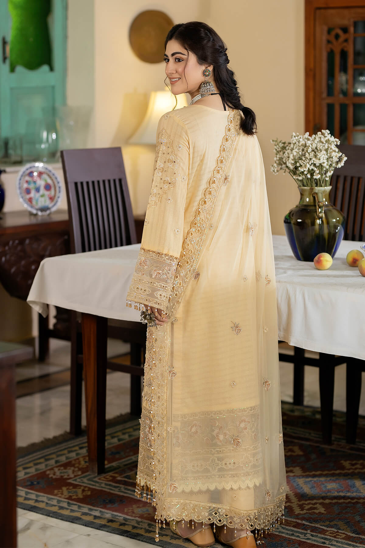 Raeesa Premium | Kimora Lawn Collection | Kimora | HL-13 Zainab - Ladies Clothes - Maria Faisal