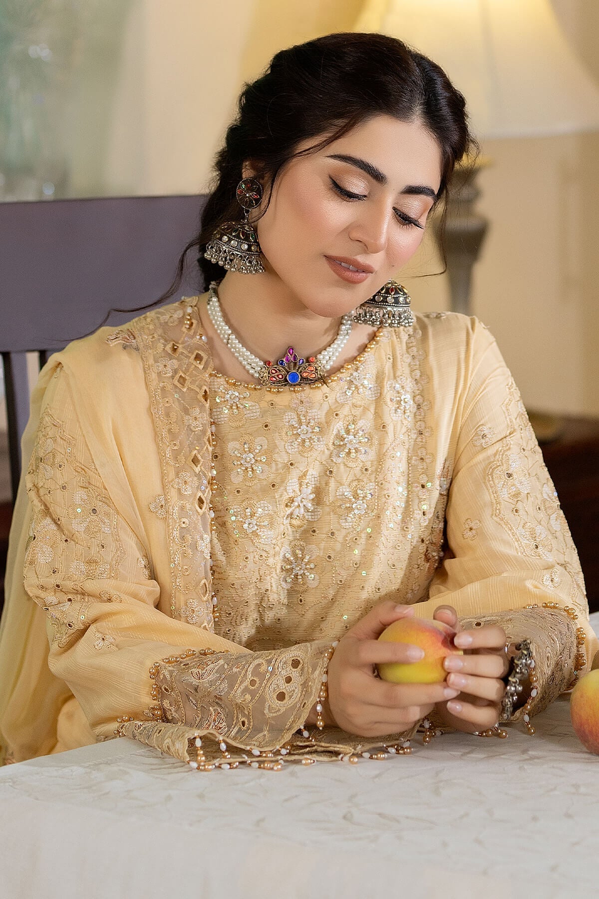 Raeesa Premium | Kimora Lawn Collection | Kimora | HL-13 Zainab - Ladies Clothes - Maria Faisal