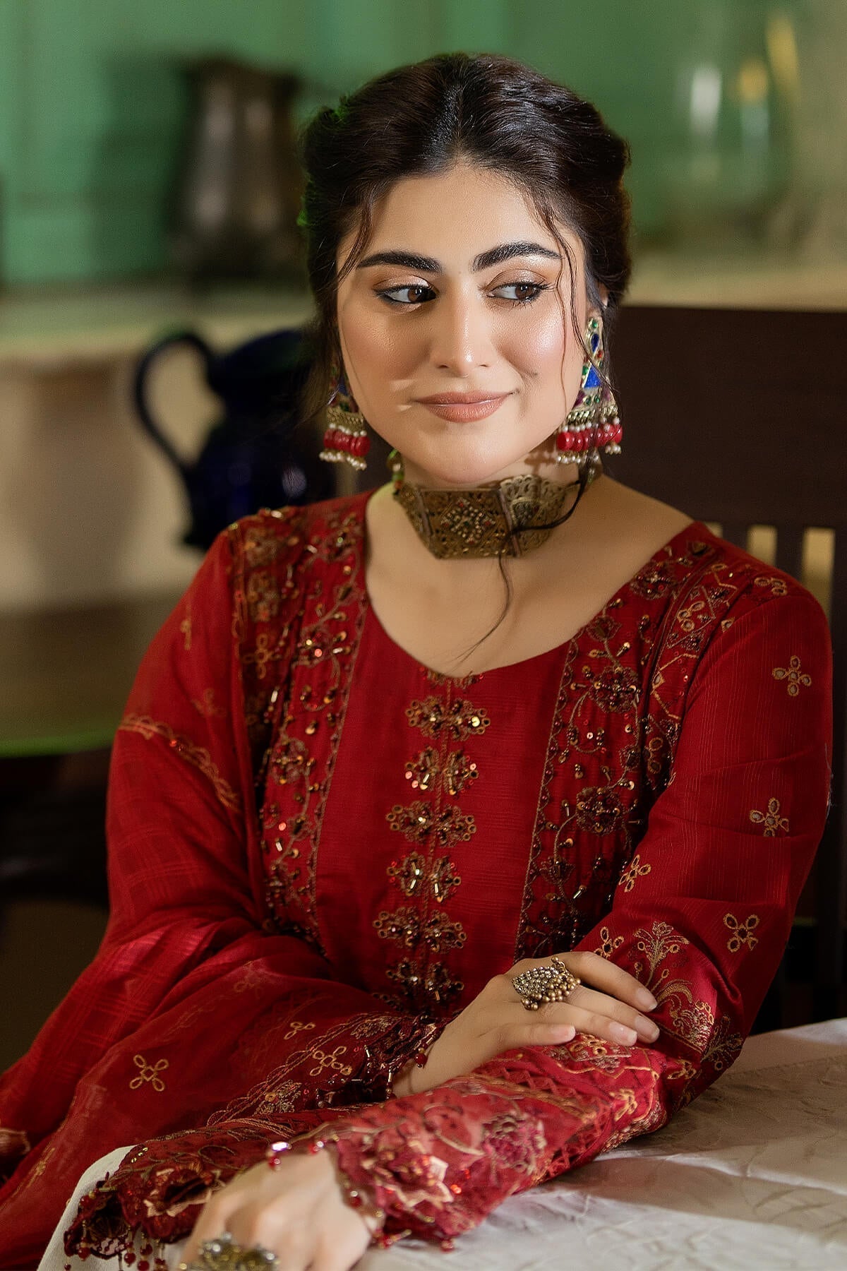 Raeesa Premium | Kimora Lawn Collection | Kimora | HL-14 Nora - Ladies Clothes - Maria Faisal