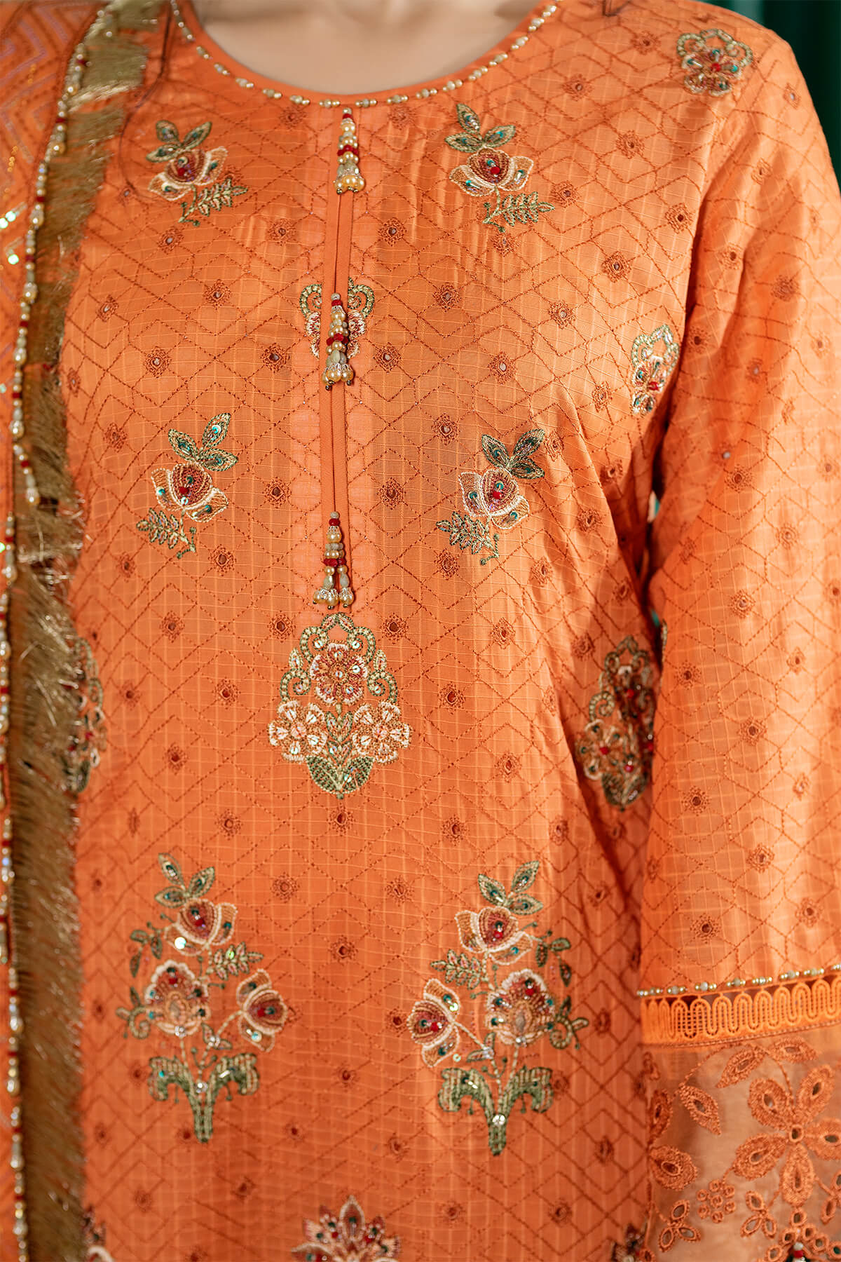 Raeesa Premium | Kimora Lawn Collection | Kimora | HL-16 Zuha - Ladies Clothes - Maria Faisal