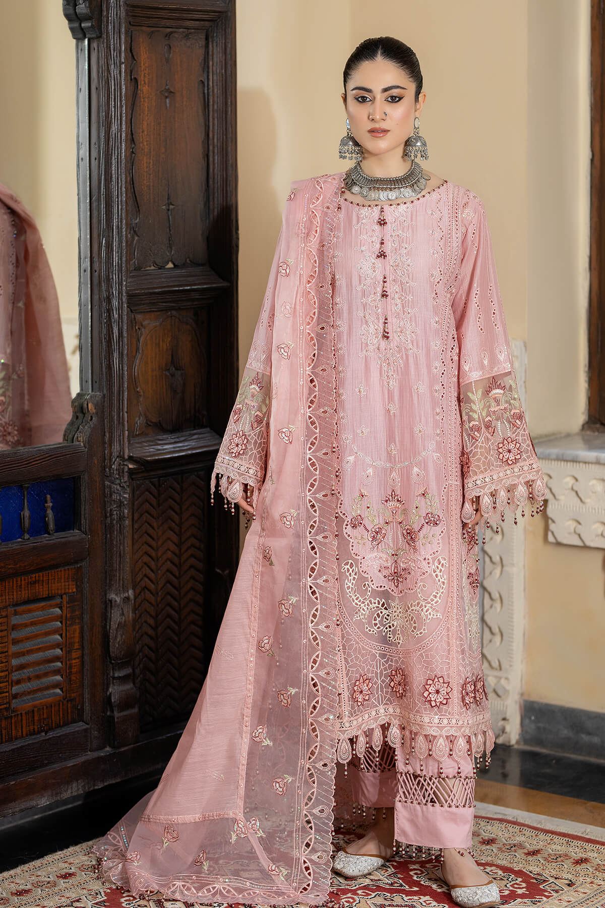 Raeesa Premium | Kimora Lawn Collection | Kimora | HL-17 Irsa - Ladies Clothes - Maria Faisal