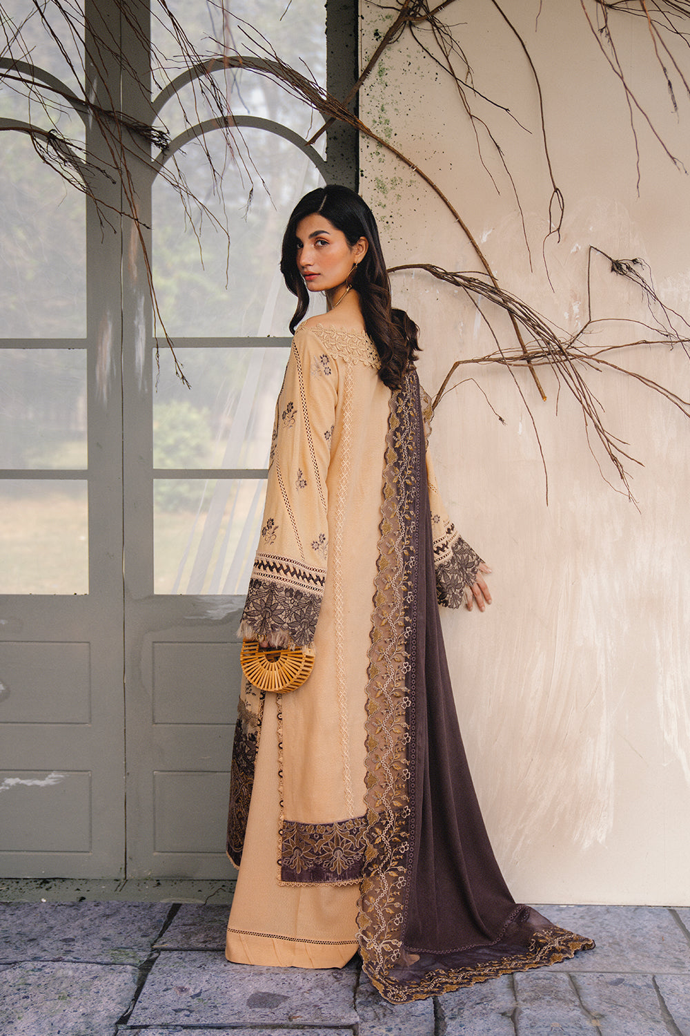 Saira Rizwan | Winter 2024 | NERIA-SRW24-07 - Ladies Clothes - Maria Faisal
