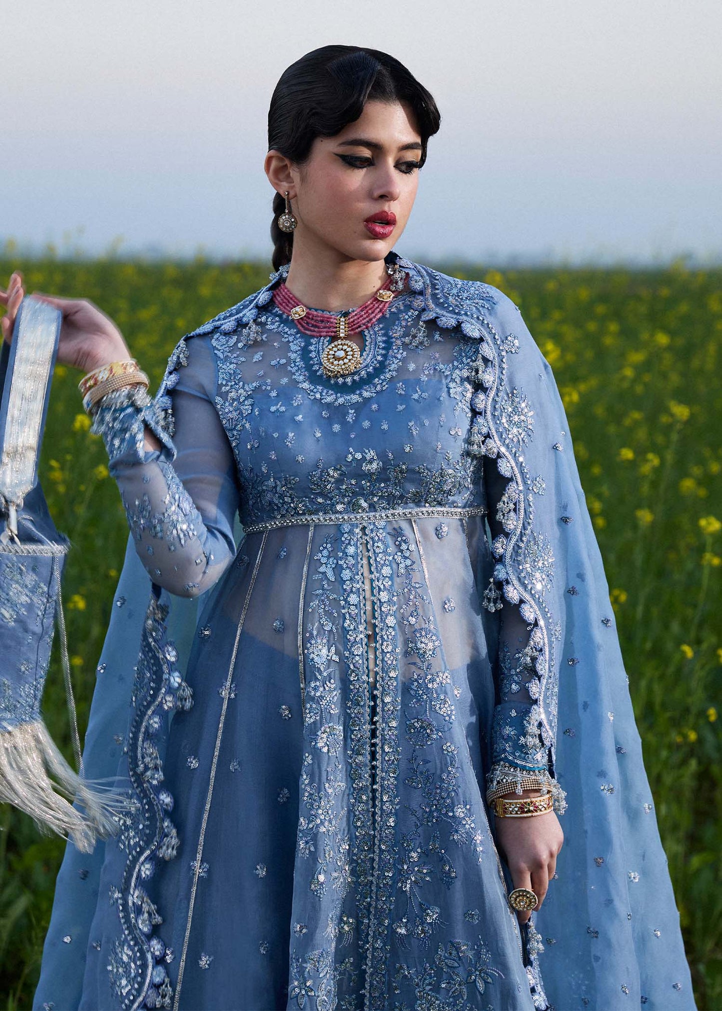 Hussain Rehar | Darlings Festive 25 | Mira by Maria Faisal - Registered Vendor of : Hussain Rehar - type : Ladies Clothes - 100% original wedding dresses
