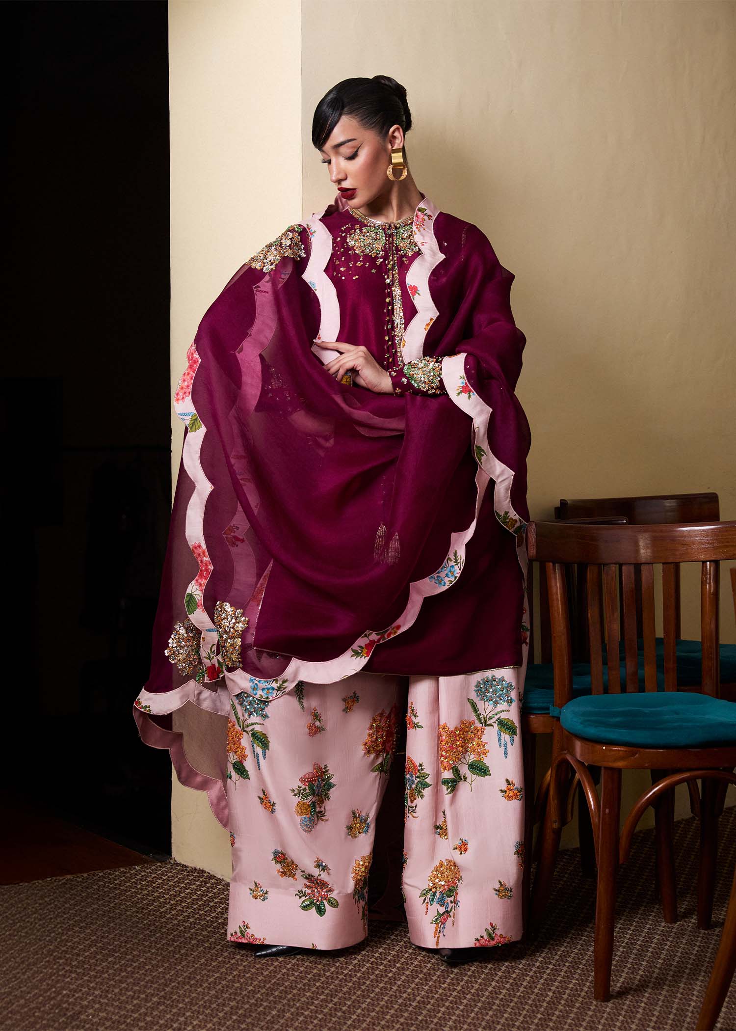 Hussain Rehar | SS Luxury Pret 25 | Impel by Maria Faisal - Registered Vendor of : Hussain Rehar - type : Ladies Clothes - 100% original wedding dresses