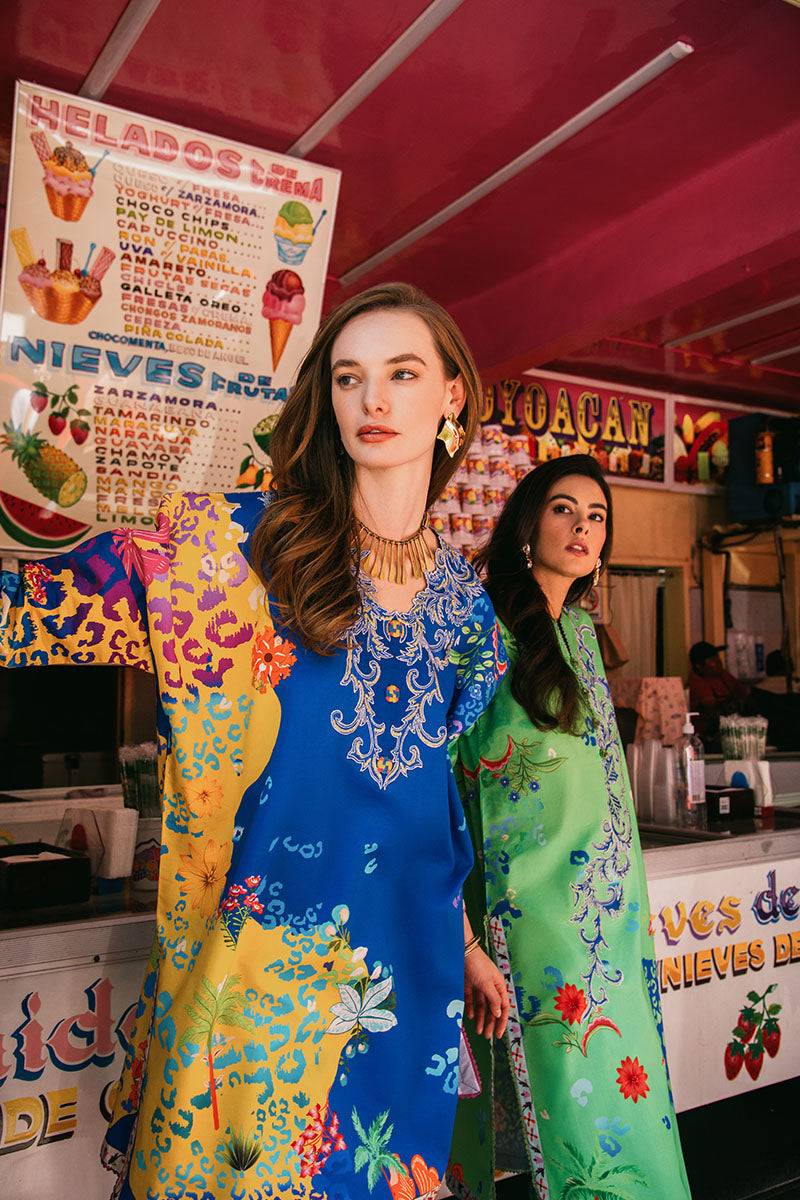 Mushq | La Dolce Hemline Prints 25 | Living Heart by Maria Faisal - Registered Vendor of : Mushq - type : Ladies Clothes - 100% original wedding dresses