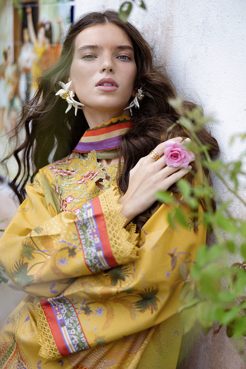 Mushq | Mirasol Printed Cambric | Sol Arena - Ladies Clothes - Maria Faisal