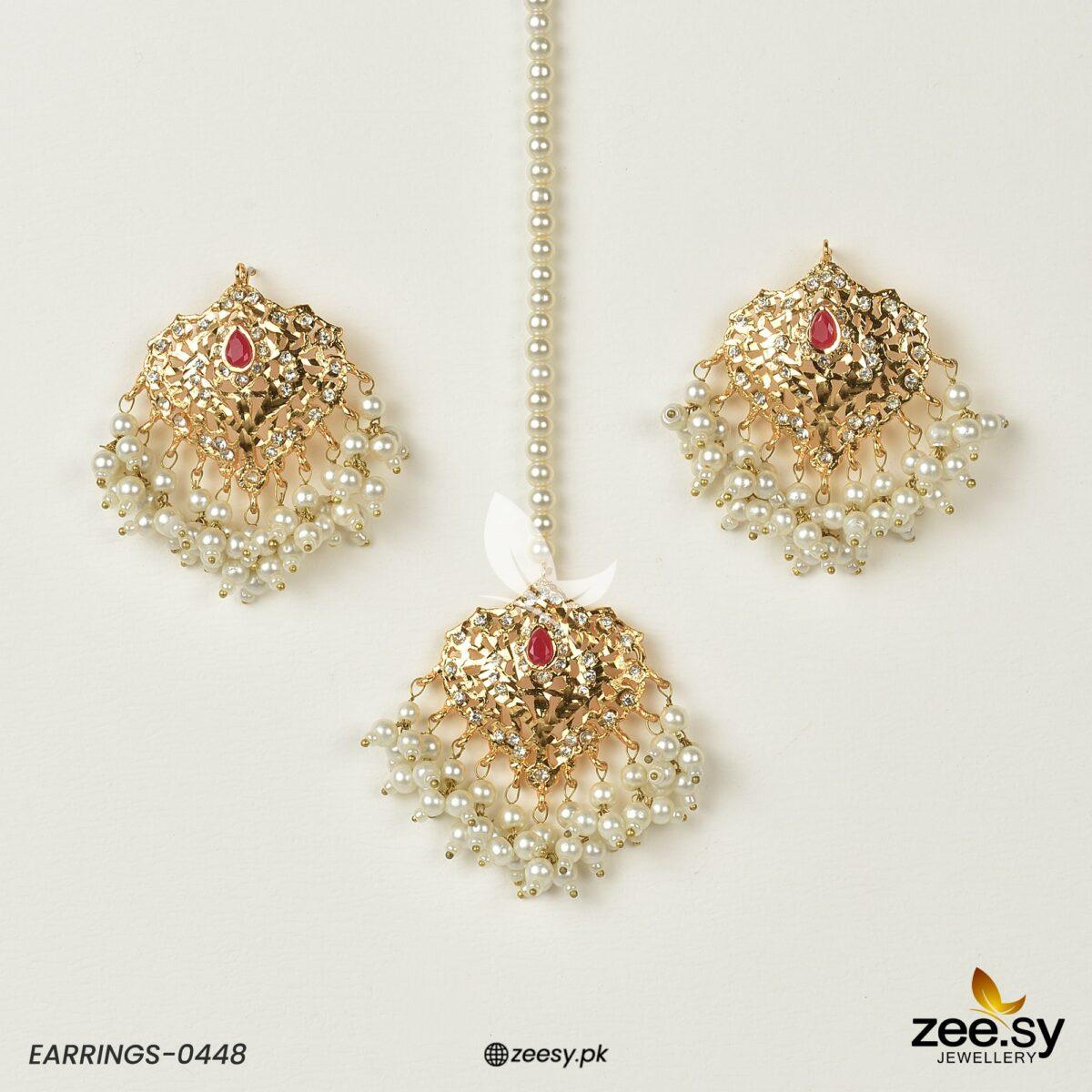 Hyderabadi Earrings-0448 - Earrings