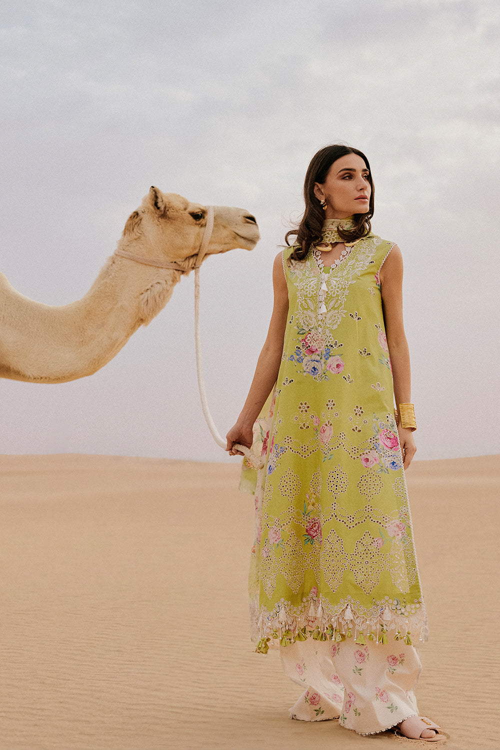 Saira Rizwan | Luxury Lawn 26 | NAVA-SRL26-08 - Dress - available at Maria Faisal in UK and USA.