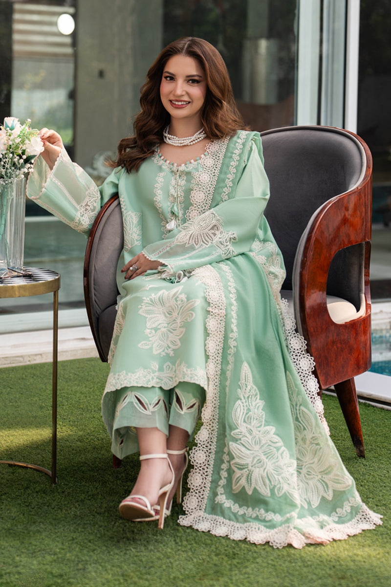 Rangrasiya | Carnation Eid Edit 26 | Hiba - Luxury Dress - available at Maria Faisal in UK and USA.