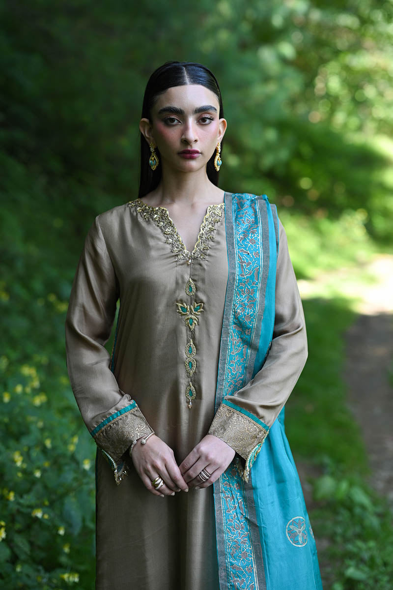 Hue Pret | Farasha Luxury Pret | Azeena - Ladies Clothes - Maria Faisal