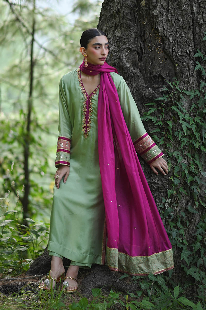 Hue Pret | Farasha Luxury Pret | Mishfa - Ladies Clothes - Maria Faisal