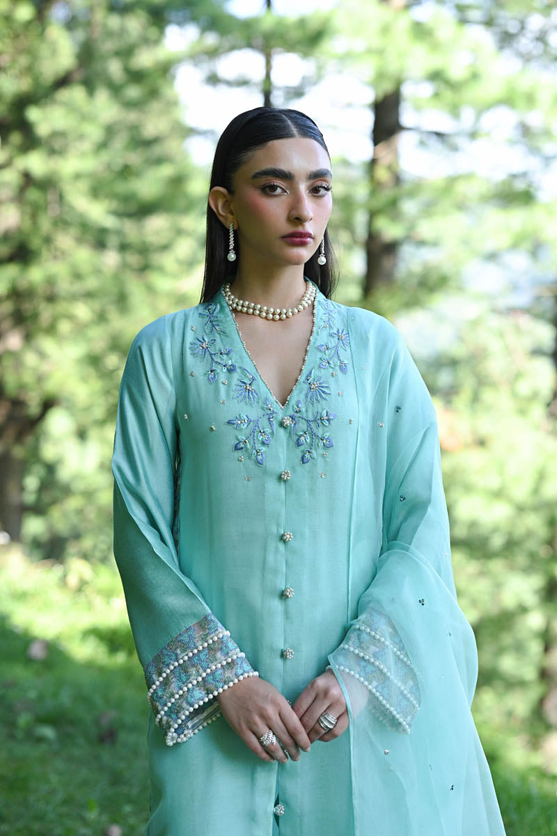 Hue Pret | Farasha Luxury Pret | Noya - Ladies Clothes - Maria Faisal