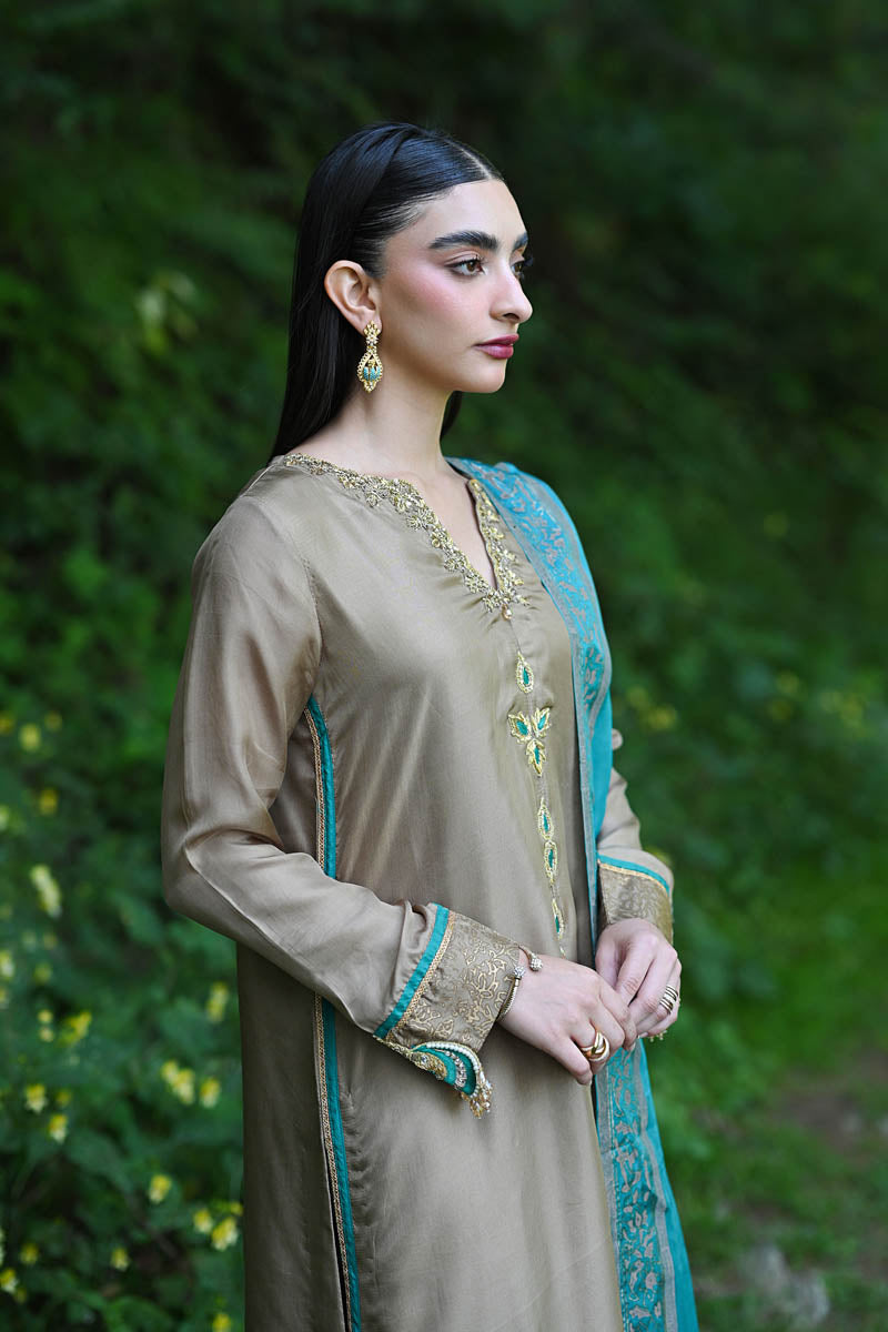 Hue Pret | Farasha Luxury Pret | Azeena - Ladies Clothes - Maria Faisal