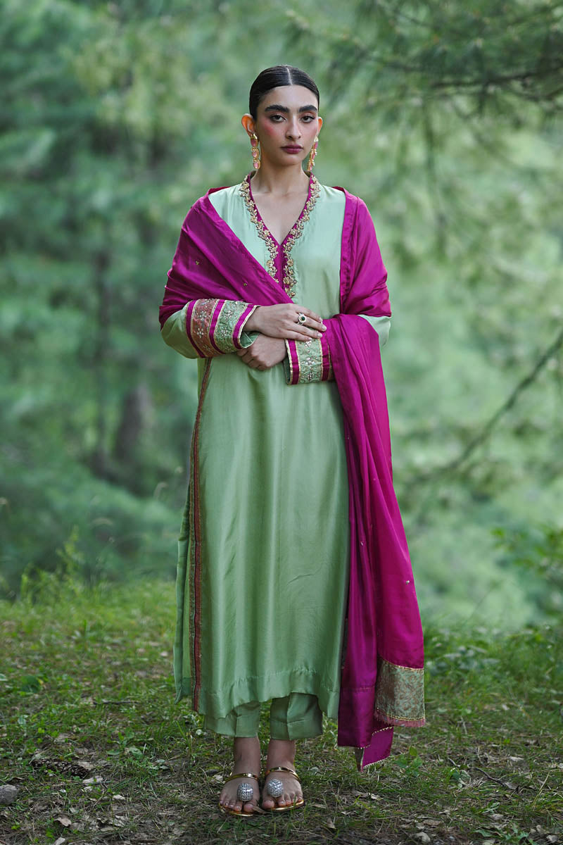 Hue Pret | Farasha Luxury Pret | Mishfa - Ladies Clothes - Maria Faisal