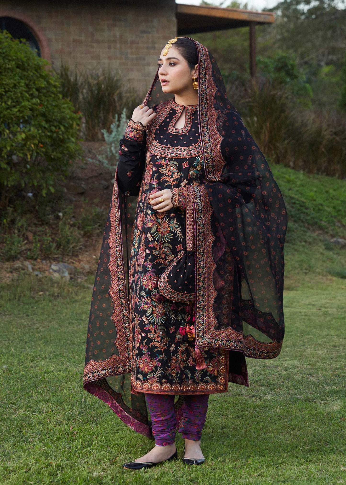 Hussain Rehar | Zaiba-Eid Lawn Collection24 | Siyaan - Waniyas
